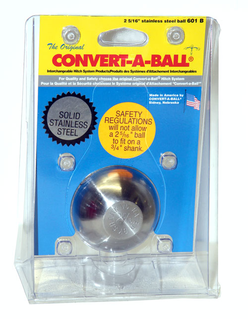 Convert-A-Ball Stainless Steel 2-5/16" Ball #601