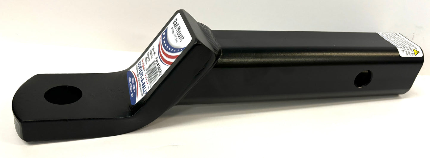 10,000 lb. GVW Rated 2" Drop Ball Mount - Made in the USA (non cushioned) #AMSN2