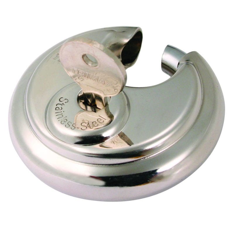 Stainless Steel 70MM Round Shackle Lock